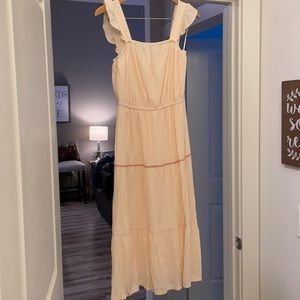Brand new peach Lauren Conrad maxi sundress